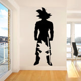 Anime Wall Sticker Silhouette Manga Vinyl Wall Decal Home Boys Bedroom Decoration Mural X905