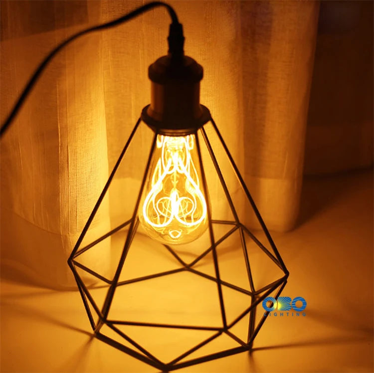 Plug Pendant Lamp Vintage Base E27 1.7m With Switch Socket Lamp Holder Hanging Light Fixtures EU/US/AU/UK Plug Dimming