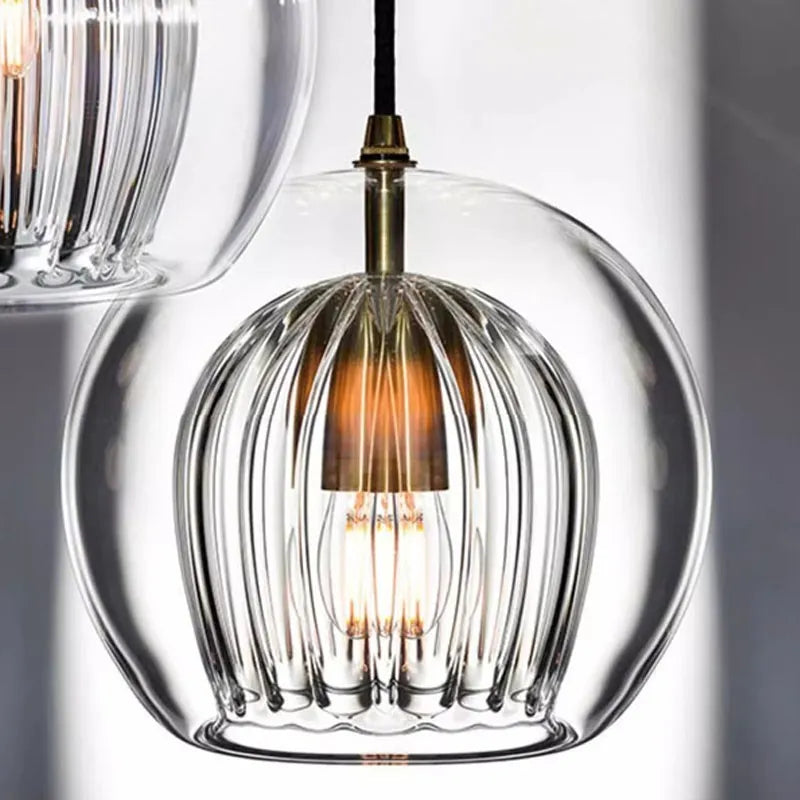 Nordic Glass Pendant Light LED glass Hanging Lamp For Dining Room Living Room Coffee Shope Home Indoor Decor Lighting Fixtures