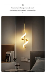 Modern Led Pendant Light Hanging Lamp for Ceiling Bedroom Bedside Nordic Home Decor Living Lighting Fixture Source Illuminant