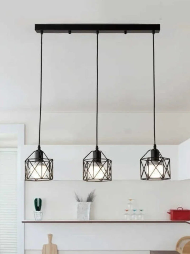 Nordic Minimalist Lamps Rustic Industrial Pendant Lights Kitchen Island Lamp Cafe Hanging Light Modern Lighting Fixtures