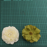 20pcs 8cm Peony Artificial Silk Flowers Heads For Wedding Decoration DIY Wreath Gift Box Scrapbooking Craft Fake Flower