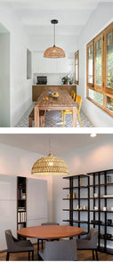 Japanese-style Hemp Rope Chandelier Homestay Pastoral Restaurant Tea Room Bar Bedroom Livingroom Zen Handmade Lamp Pendant Light