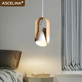 Nordic LED Pendant Light Macaron Iron Hanging Lamp For Bedroom Living Room Study Bedside Dining Room Illumination Fixture Lustre