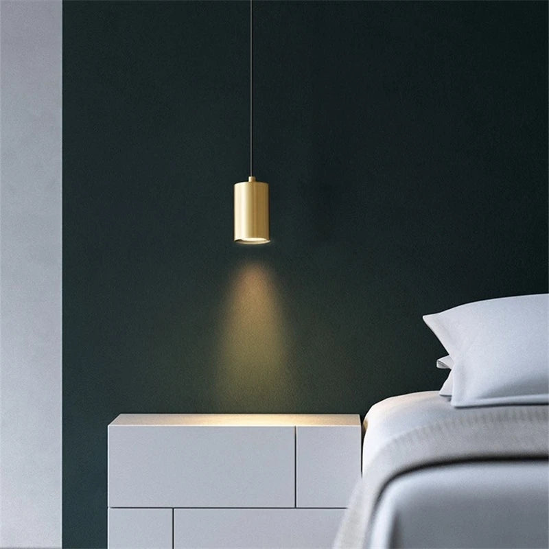 Nordic Minimalist Pendant Lights Modern LED Iron Art Chandeliers for Living Room Stairs Bedroom Bedside Lamps Ceiling Droplight