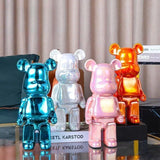 20/28/35cm Aesthetic Bear Figure Stautes Ceramics Violent Bear Figurines Sculptures Decor Luxury Room Decorations Home Ornament