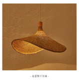 Classic Bamboo Lustre Chandelier Hanging Lamp Ceiling Handmade Rattan Pendant Light Fixture Weaving HomeLiving люстра потолочная