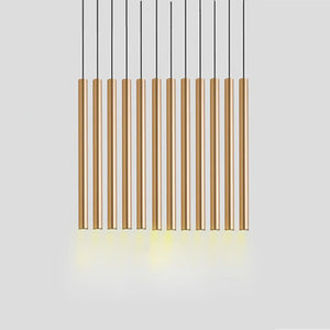 Led Ceiling Chandelier Pendant Light Long Tube Hanging Lamp Home Decor Interior Room Kitchen Light Dining Room Shop Decoration