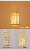 Bamboo Pendant Lamp Chandelier Chinese Style Tea Room Hotel Living Room Restaurant Bamboo Lamp Home Decor Lighting Fixtures Hot