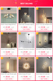 Modern Chandelier Glass Ball LED Pendant Lights Bedroom Decor Dining Room Bedside Hanging Lamp Kitchen island Fixturs Lustre