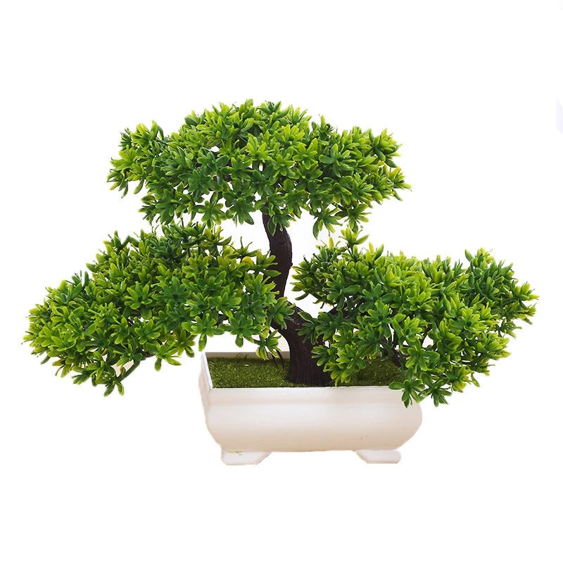 Artificial Tree Bonsai Simulation Plants Pot Plants for Garden Table Home Room Bedroom Decoration Outdoor Fake Plant Ornaments