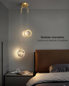 Lustre LED Pendant Light Indoor Lighting Fixture Living Bedroom Bedside Home Decoration Dining Table Hanging Lamps Pendant Lamp