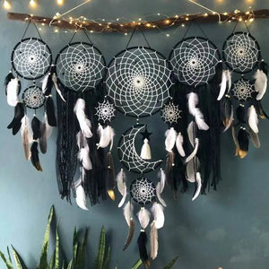 5pcs/set Dream Catchers Boho Home Decor Macrame Dream catchers Wall Hangings Moon Ramadan Baby Nordic Room Kids Nursery Ornament