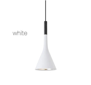 Modern Led Pendant Lights Black White E27 for Kitchen Fixtures Bedroom Table Dining Room Hanging Lamp Lampshade Home Chandelier