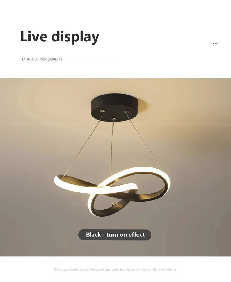 Nordic LED Ceiling Pendant Lamp Dining Room Corridor Lamp Bedroom Living Room Personality Creativity Simple Illumination Light