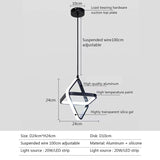 Modern Led Pendant Lights Black Chandelier For Dining Room Bedroom Bedside Pendant Lamp Home Dining Table RoomDecor Hanging Lamp