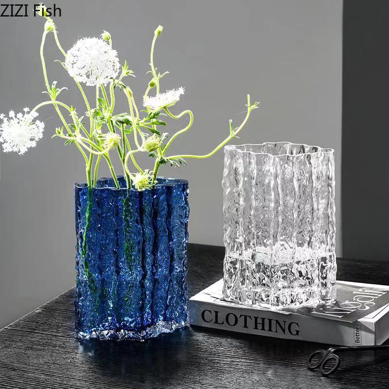 Creative Hydroponic Vase Decoration Glass Vase Crafts Living Room Dining Table Flower Arrangement Nordic Home Decoration Art