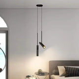 Nordic Black Chandelier Pendant Lights Bedroom Bedside Reading Bar Decor Dining Fixture Hanging Lamp Adjustable Angle Lustres