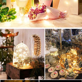 1M 2M 3M 5M LED Copper Wire String Lights Fairy Light Outdoor Garland Wedding Light for Home Christmas Garden Holiday Decoration