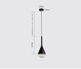 Modern Led Pendant Lights Black White E27 for Kitchen Fixtures Bedroom Table Dining Room Hanging Lamp Lampshade Home Chandelier