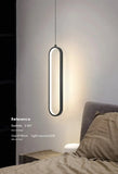 Modern LED Pendant Light Black Gold Bedside Lighting Lamp Living Room Dining Room Bedroom Hanging Lamps Decor Led Fixtrue Lustre