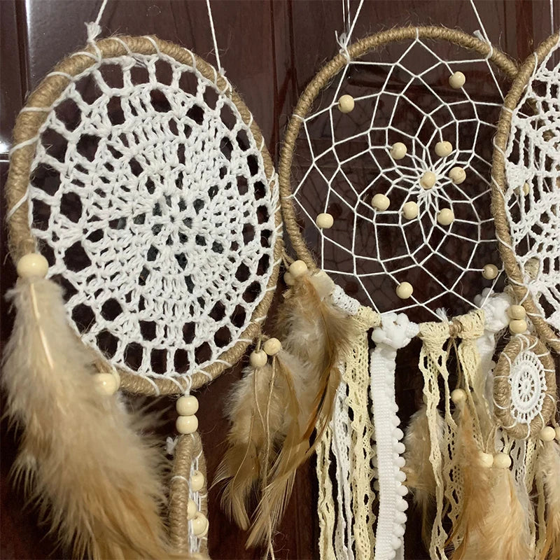 5pcs/set Dream Catchers Boho Home Decor Macrame Dream catchers Wall Hangings Moon Ramadan Baby Nordic Room Kids Nursery Ornament