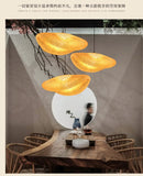 Bamboo Hand Weaving Pendant Light 40cm Hanging LED Ceiling Lamp Chandelier Fixture Rattan Hand Craft Woven Home Bedroom Decor