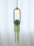 Nordic DIY Led Plant Pendant Lights Flower Pot Hanging Lamp Living Room Dining Room Restaurant Home Decor Lighting Fixtures