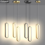 Modern LED Pendant Light Black Gold Bedside Lighting Lamp Living Room Dining Room Bedroom Hanging Lamps Decor Led Fixtrue Lustre