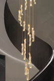 Modern home decoration crystal chandelier, stair Pendant lamp, living room Pendant lights, interior lighting