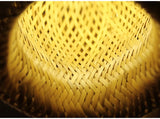 Rattan Wicker Bamboo Wood Pendant Light Ceiling Lustre Chandelier Hanging Lamp Hand Knitted Braided Home Living Bed Room Decor