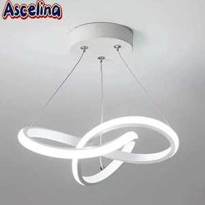 LED Line Pendant Light Modern 24/30cm Aluminium Hanging Lamp For Entrance Hallway Passage Restaurant Indoor Illumination Fixture