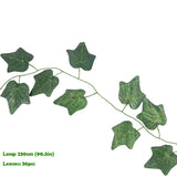 240cm Leaf Vine Artificial Hanging Plants Liana Silk Fake Ivy Leaves For Wall Green Garland Decoration Home Decor Party Vines