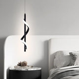 Lustre Bedside Rotating Chandelier Pendant Lights Lampara Colgante Techo Luminaire Suspendu Quarto Casal Chambre Kroonluchters