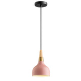 Nordic LED Hanger Lamp 1.1m wire Wood Macaron Pendant Light Modern Indoor Decorroom decor Light fixture For Restaurant Bed room