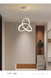 LED Line Pendant Light Modern 24/30cm Aluminium Hanging Lamp For Entrance Hallway Passage Restaurant Indoor Illumination Fixture